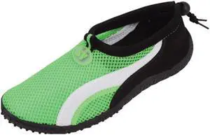 Aquatic Pool Beach/Surf Adjustable Slip-On Shoes Men's 9 Green