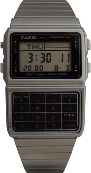 Men's Casio Databank Telememo Calculator Watch DBC611-1D DBC-611-1D