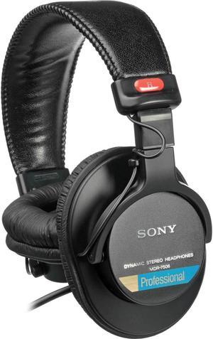 Sony MDR7506 Professional Stereo Folding Closed Ear Headphones with Coiled Cable