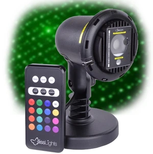 BlissLights Firefly Outdoor/Indoor Laser Projector 16-Color LED Light - Green BlissLights Firefly Outdoor/Indoor Laser Projector 16-Color LED Light - Green