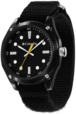 Columbia Frontier Men's Watch Nylon Hook and Loop Strap Closure CA200-001 - Black Columbia Frontier Men's Watch Nylon Hook and Loop Strap Closure CA200-001 - Black
