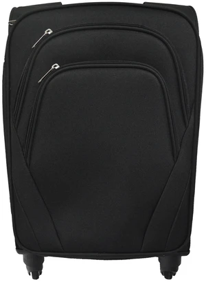 Alta 17" Soft-Sided Expandable 4-Wheel Luggage with 2 Front Zip Pockets - Black Alta 17" Soft-Sided Expandable 4-Wheel Luggage with 2 Front Zip Pockets - Black