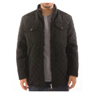 Alta Designer Fashion Men's Outerwear Diamond-Quilted Padded Full Zip Jackets - Black - L Alta Designer Fashion Men's Outerwear Diamond-Quilted Padded Full Zip Jackets - Black - L
