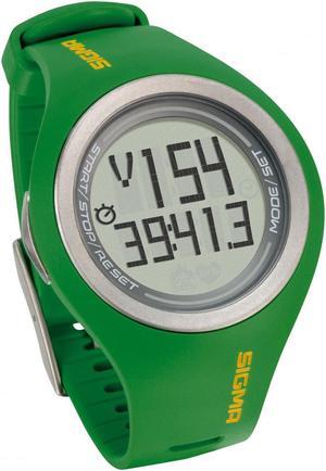 Sigma PC 22.13 Men's Heart Rate Monitor Digital Wrist Watch w/ Chestbelt - Green