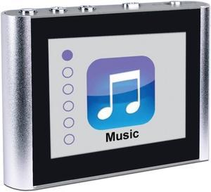 Eclipse T180 1.8" 4GB MP3 Clip Style Digital Audio LCD Video Player - Silver