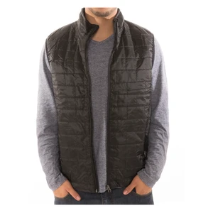 Men's Puffer Quilted Water Repellent Full Zipper Packable Vest Jacket Coat - Black - Small Men's Puffer Quilted Water Repellent Full Zipper Packable Vest Jacket Coat - Black - Small