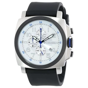 Columbia Chronograph PDX Dial Men's Watch 100m Water-Resistant CA101-100 - White Columbia Chronograph PDX Dial Men's Watch 100m Water-Resistant CA101-100 - White