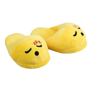 Emojeez Anti-Slip House Soft Plush Emoji Characters Slippers Indoor Shoes - Sleeping Face Emoji Emojeez Anti-Slip House Soft Plush Emoji Characters Slippers Indoor Shoes - Sleeping Face Emoji