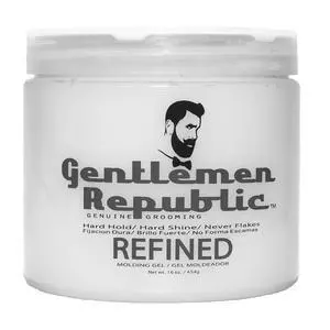 Gentlemen Republic 16oz Grooming Hard Hold & Shine Refined Mold Hair Styling Gel Gentlemen Republic 16oz Grooming Hard Hold & Shine Refined Mold Hair Styling Gel