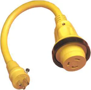 Marinco Pigtail Adapter Plus - 30A Female To 15A Male