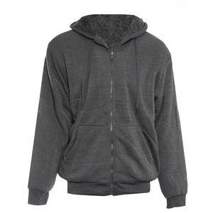Alta Men's Hoodie Zip Up Jacket Sherpa Lined Fleece Sweater - Grey, S Alta Men's Hoodie Zip Up Jacket Sherpa Lined Fleece Sweater - Grey, S