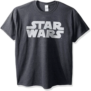 Star Wars Classic Logo Men's Cotton T-Shirt Short Sleeve Crew Neck Graphic Tee Star Wars Classic Logo Men's Cotton T-Shirt Short Sleeve Crew Neck Graphic Tee