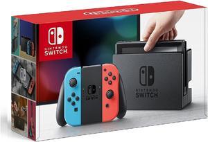 Nintendo Switch with Neon Blue and Neon Red Joy‑Con HADSKABAH