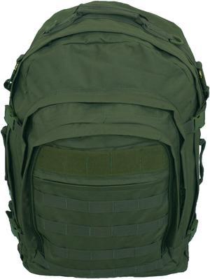 Every Day Carry 3-Day Tactical MOLLE Bug Out Bag Day Backpack with Laptop Sleeve - Green