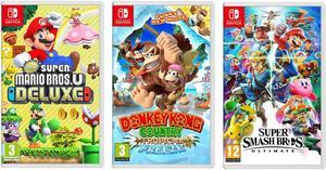 Super Smash Bros Super Mario Bros U Deluxe  Donkey Kong Nintendo Switch