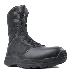 Ridge Men's 8" Waterproof Leather Tactical Military Work Boots Black Non-Slip Ridge Men's 8" Waterproof Leather Tactical Military Work Boots Black Non-Slip