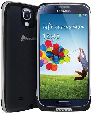PowerSkin Spare 1600mAh Rechargeable Extended Battery Case for Samsung Galaxy S4 - Black