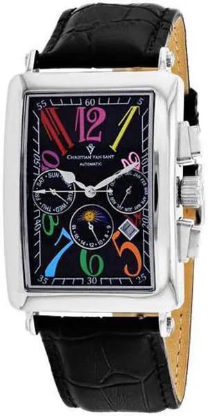 Christian Van Sant Men's Prodigy Black Dial Watch - CV9132 Christian Van Sant Men's Prodigy Black Dial Watch - CV9132