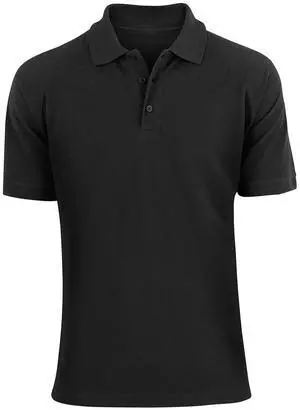 Alta Fashion Designer Mens Classic Fit Polo Short Sleeve Shirt, Black, S Alta Fashion Designer Mens Classic Fit Polo Short Sleeve Shirt, Black, S