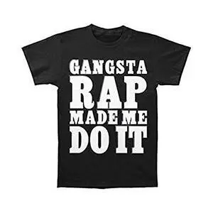 Ice Cube Raw Footage Men's Gangsta Rap Made Me Do It T-Shirt - Black - Large Ice Cube Raw Footage Men's Gangsta Rap Made Me Do It T-Shirt - Black - Large