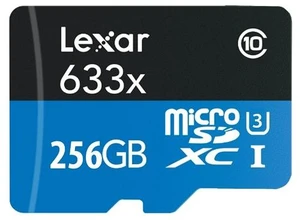Lexar 256GB 633x microSDXC Class 10 UHS-I Flash Storage Memory Card Lexar 256GB 633x microSDXC Class 10 UHS-I Flash Storage Memory Card