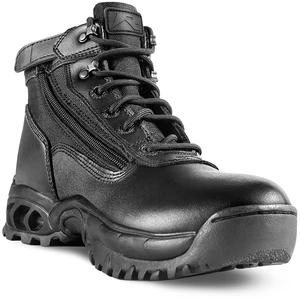 Ridge Men Waterproof Leather Non-Slip Tactical Military Work Black Shoe Boot - (M)4.5 (W)6.0 Ridge Men Waterproof Leather Non-Slip Tactical Military Work Black Shoe Boot - (M)4.5 (W)6.0