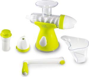 Juice Buddy 2 in 1 Hand Crank, Ice Cream Maker & Juicer, With Suction Mount