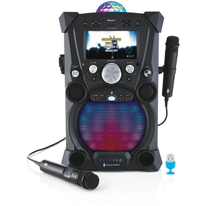Singing Machine Carnival 8 GB Bluetooth MP3 Karaoke System - Black Singing Machine Carnival 8 GB Bluetooth MP3 Karaoke System - Black