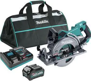 Makita GSR01M1 40V max XGT Brushless Lithium-Ion 7-1/4 in. Cordless Rear Handle Circular Saw Kit (4 Ah)