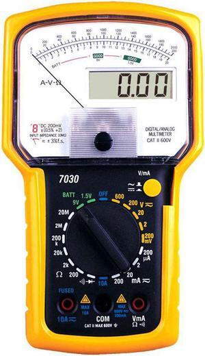 High Precision Professional Digital Dual Display Analogue Multimeter Tester Voltage Current Ohm Measuring Instrument Multimeter