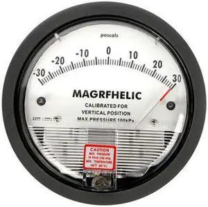 ELECALL TE2000 -30~30PA Micro Differential Pressure Gauge High Precision 1/8 "NPT Air Pressure Meter Barometer