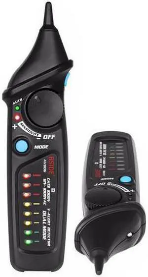 BSIDE AVD06 Dual Mode Non-contact Voltage Detector AC 12-1000V Auto/Manual NCV Tester Live Wire Check Sensitivity Adjustable