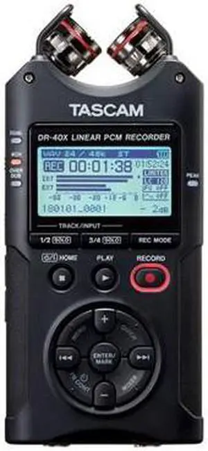 Tascam DR-40X Handheld Portable Recorder