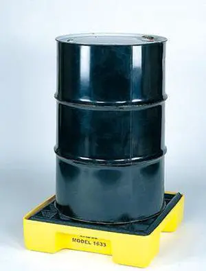 EAGLE MFG 1633 Drum Spill Containment Platform, For (1) Drum, 15 Gallon Spill