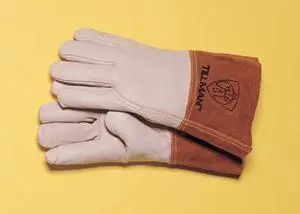 Tillman 1350 Unlined Top Grain Cowhide MIG Welding Gloves 4" Cuff, X-Large