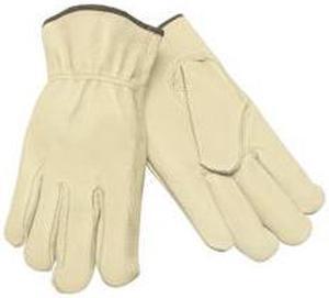 Unlined Pigskin Driver Gloves Cream Large 12 Pairs