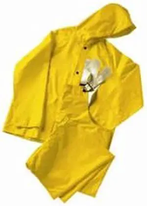 TINGLEY J22107 Rain Jacket with Hood, Gold, 2XL