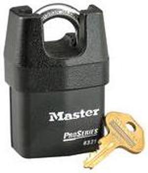Master Lock, LLC Rekeyable Padlock Pro Series High Security 2.125"Wide BK 6321