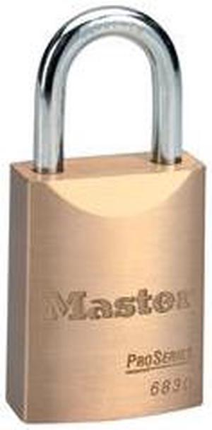 470 6830 5 PIN BRASS REKEYABLE PADLOCK KEYED DIFFE 1 EA