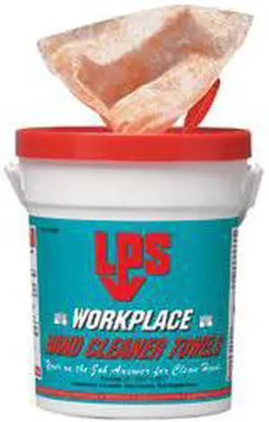 LPS 09200 Hand Cleaning Towels, Bucket, Orange