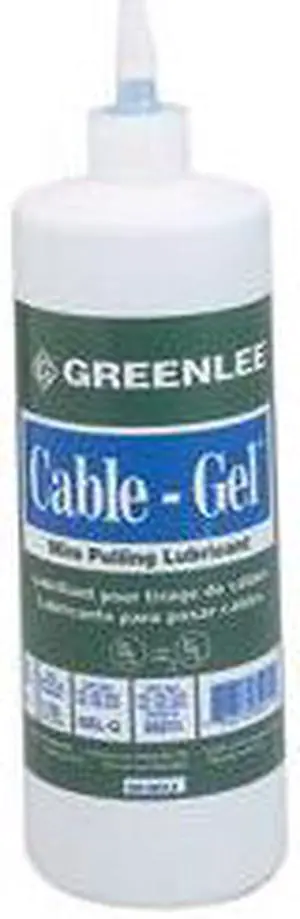 GREENLEE GEL-Q Pulling Lubricant,Gel,1 Qt