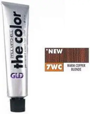 Paul Mitchell The Color 7WC Warm Copper Blonde Permanent Cream Hair Color 3 OZ