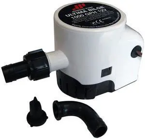 JOHNSON PUMP ULTIMA BILGE 1000 GPH 3/4" HOSE DURA PORT