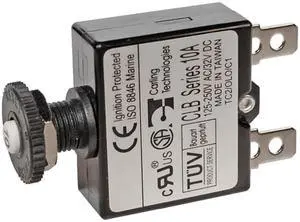 Blue Sea 7058 25A Push Button Thermal with Quick Connect Terminals [7058]