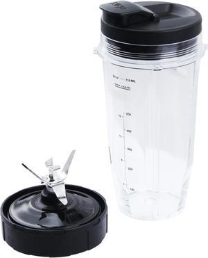 Ninja 24 oz Nutri Ninja Cup OEM Extractor Blade and Spout Lid BL450 BL480 BL481 many more