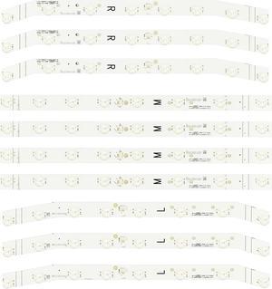 TCL 50S535-3030FC 4C-LB5008-YH LED Backlight Strips (10) 50S535