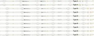 Element 303KG650001/303KG650002 LED Backlight Strips (10)