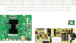 TCL 55S421 (Service No 55S421LDAA) Complete TV Repair Parts Kit w/LED Strips Ver. 8
