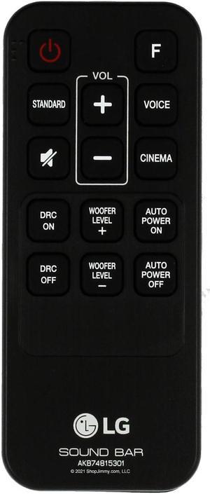 LG AKB74815301 Sound Bar Remote Control LAS454B S55A3-D - BRAND NEW OEM