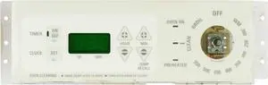 GE Oven WB27T10231 191D2818P003 Control Board  - White Overlay